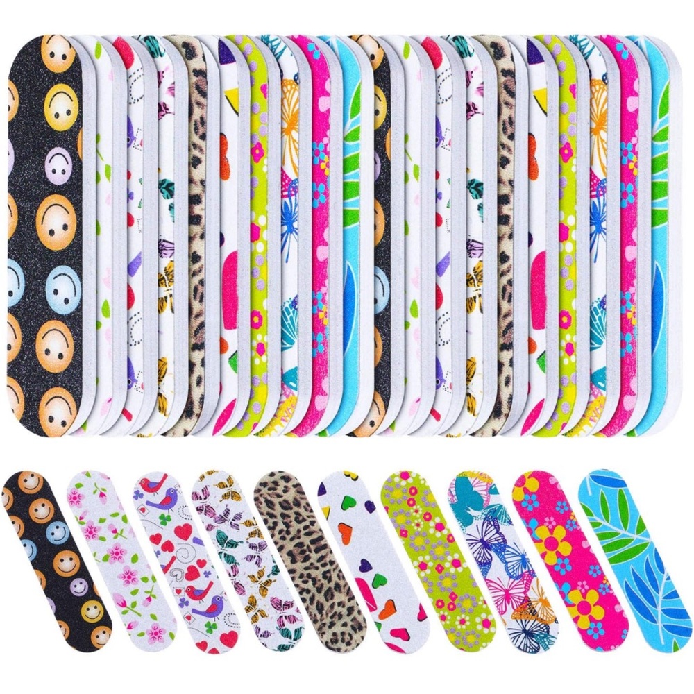 10 pack of Random cute and fun Emery Manicure Boards